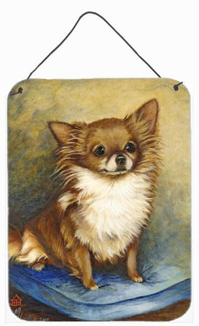 Chihuahua Long Hair Brown Wall or Door Hanging Prints MH1036DS1216