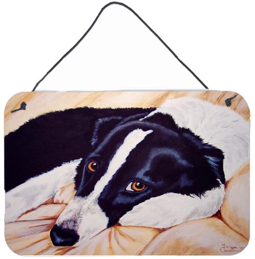 Naptime Border Collie Wall or Door Hanging Prints AMB1080DS812 by Caroline's Treasures