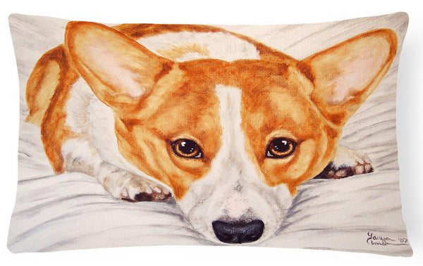 Fiona Corgi Fabric Decorative Pillow AMB1133PW1216 by Caroline's Treasures