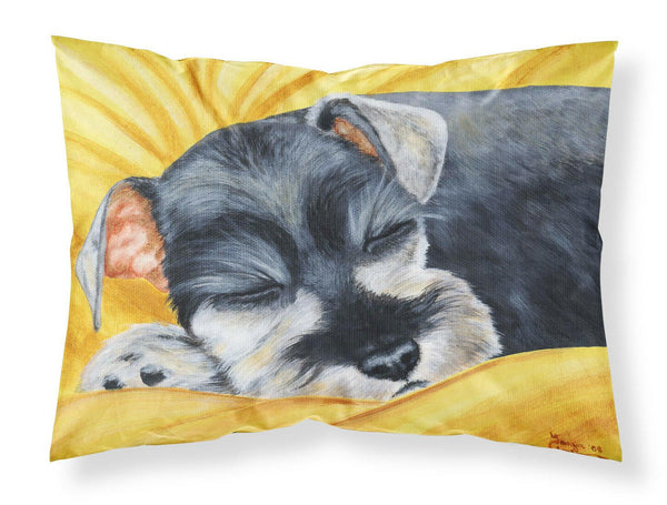 Snoozing Schnauzer Fabric Standard Pillowcase AMB1161PILLOWCASE by Caroline's Treasures