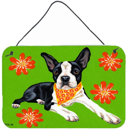 Cosmo Cutie Boston Terrier Wall or Door Hanging Prints AMB1385DS812 by Caroline's Treasures