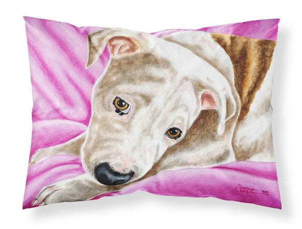 Dream Girl Pit Bull Fabric Standard Pillowcase AMB1413PILLOWCASE by Caroline's Treasures