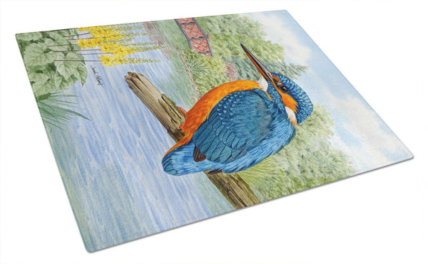 Kingfisher Glass Cutting Board Large ASA2104LCB by Caroline's Treasures