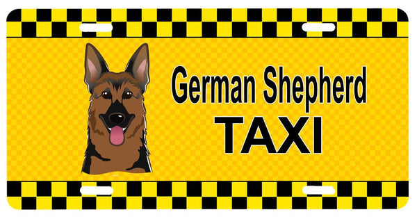 German Shepherd Taxi License Plate BB1335LP by Caroline's Treasures
