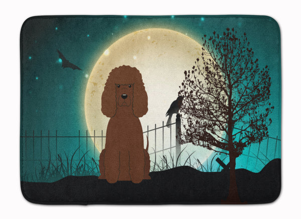 Halloween Scary Irish Water Spaniel Machine Washable Memory Foam Mat BB2253RUG - the-store.com