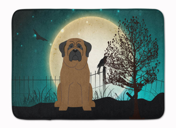 Halloween Scary Bullmastiff Machine Washable Memory Foam Mat BB2274RUG - the-store.com