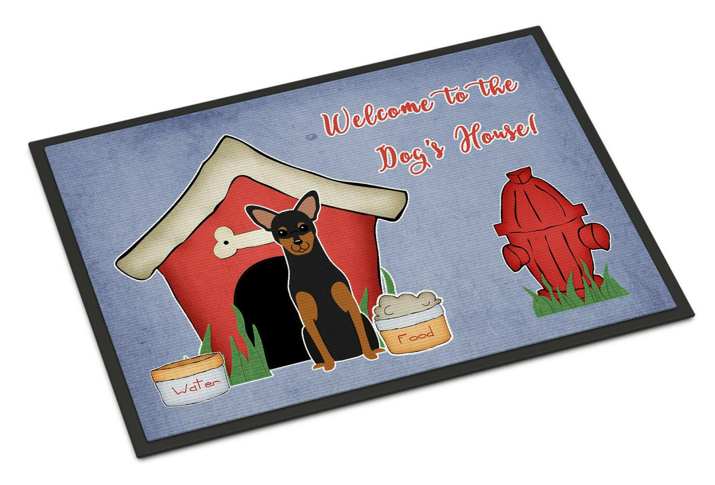 Dog House Collection Manchester Terrier Indoor or Outdoor Mat 18x27 BB2782MAT