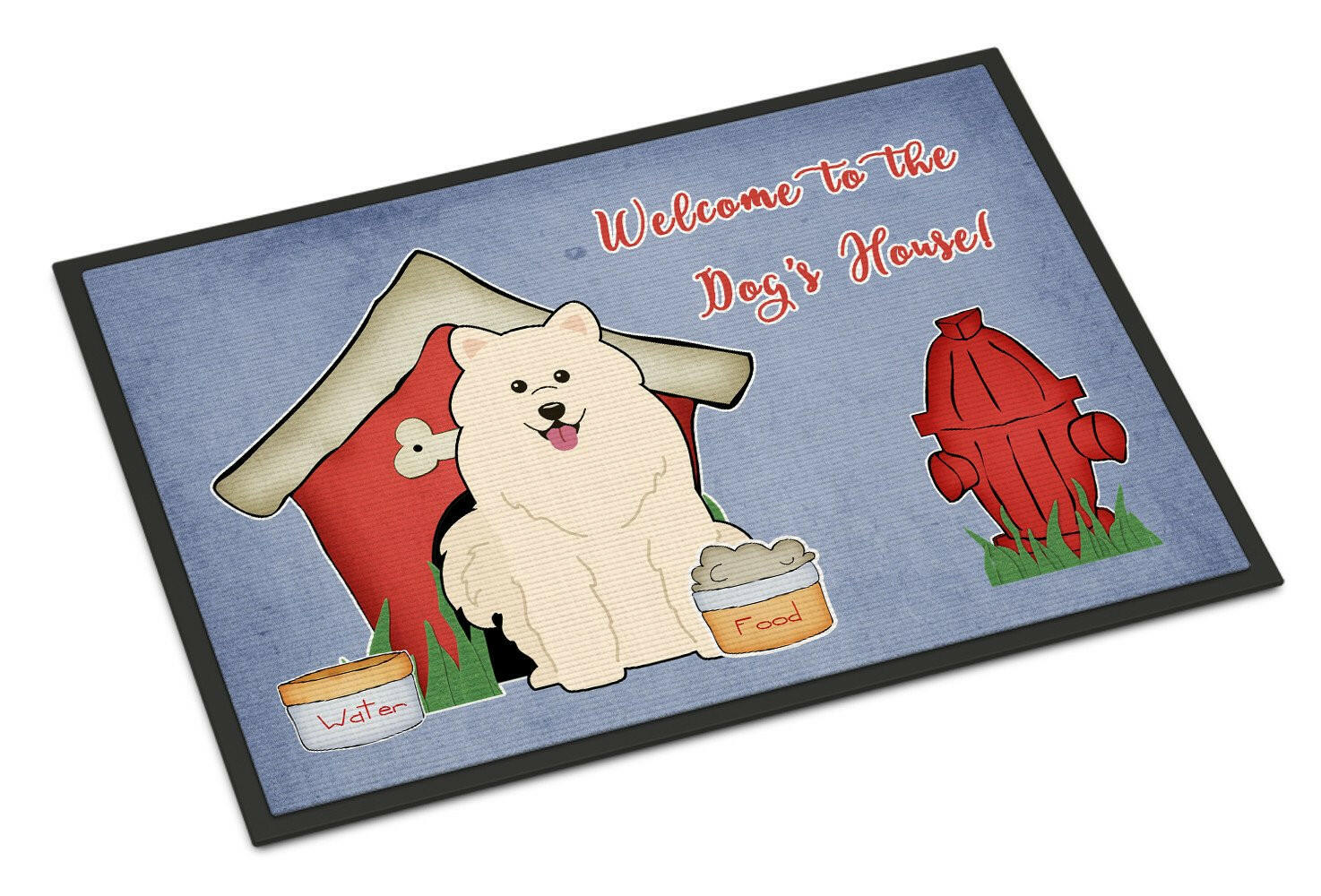 Dog House Collection Samoyed Indoor or Outdoor Mat 18x27 BB2784MAT