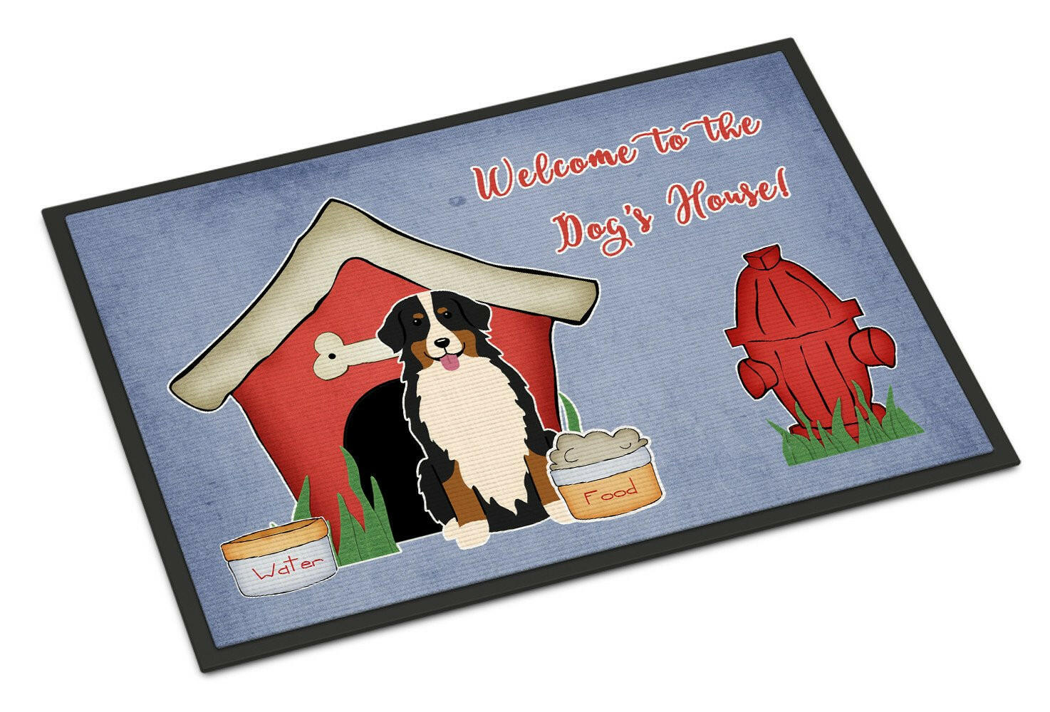 Dog House Collection Bernese Mountain Dog Indoor or Outdoor Mat 18x27 BB2790MAT