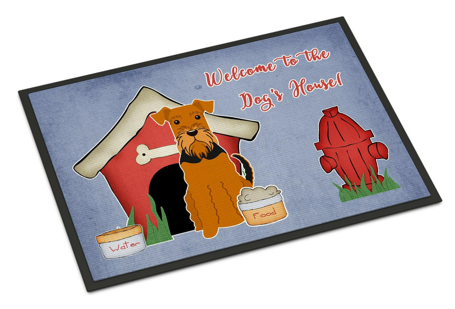 Dog House Collection Airedale Indoor or Outdoor Mat 18x27 BB2795MAT