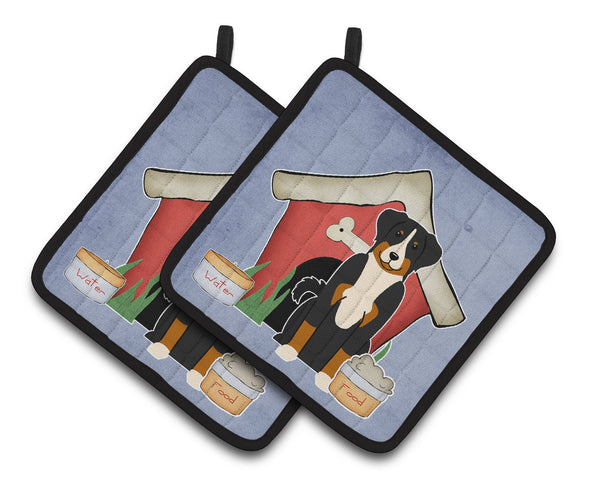 Dog House Collection Appenzeller Sennenhund Pair of Pot Holders by Caroline's Treasures