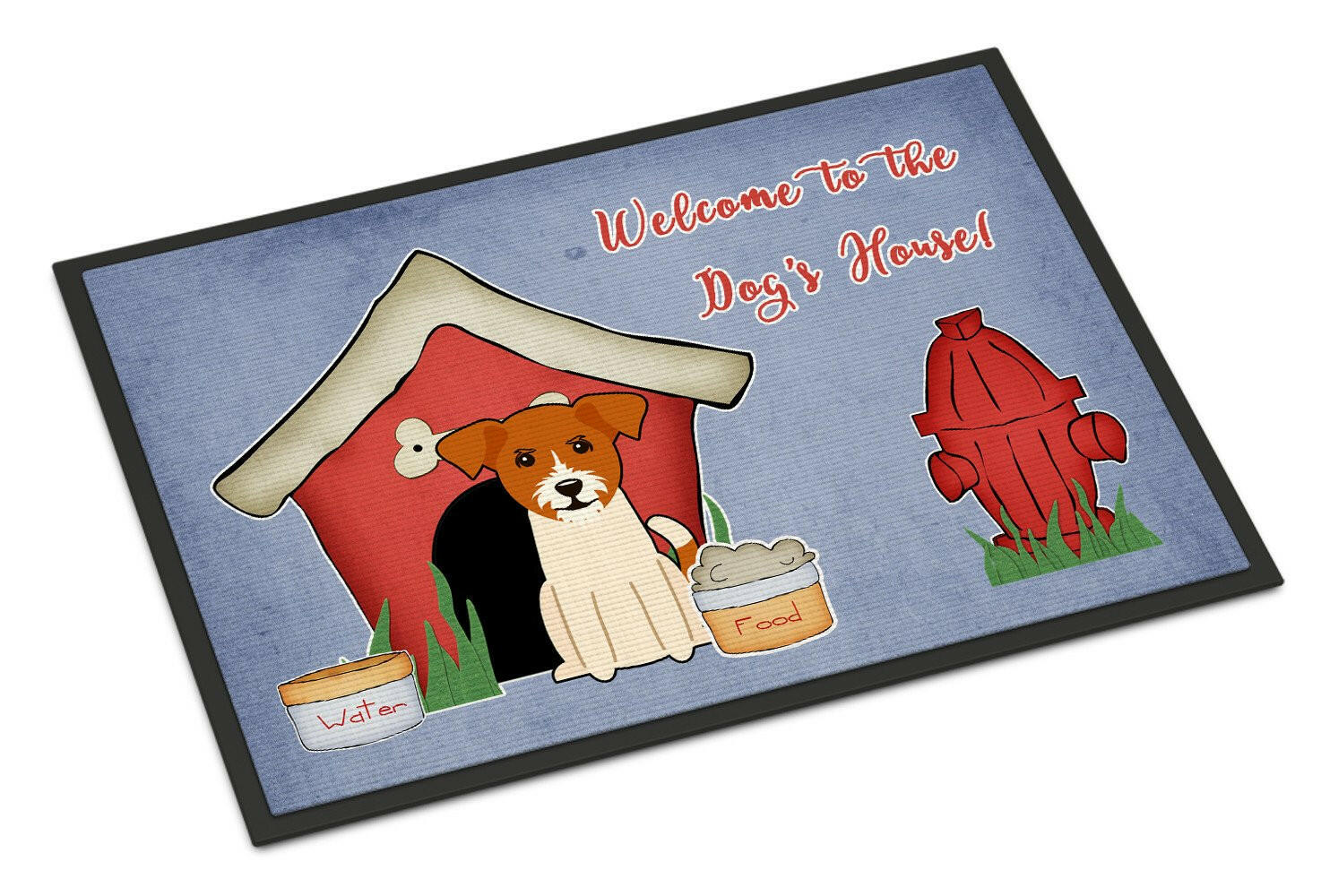 Dog House Collection Jack Russell Terrier Indoor or Outdoor Mat 18x27 BB2862MAT