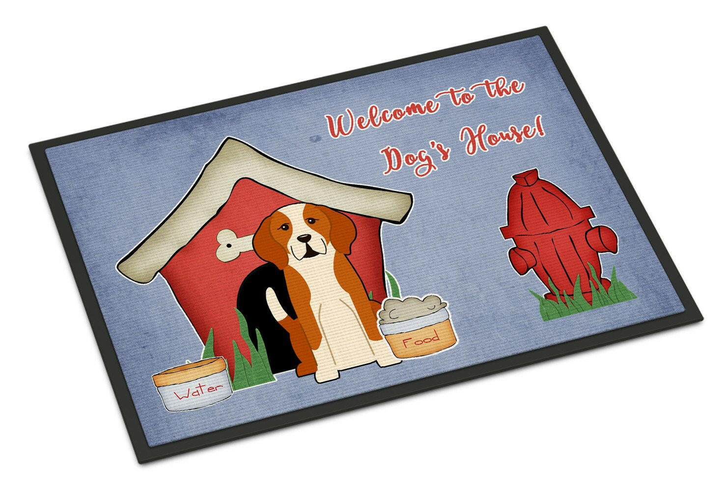 Dog House Collection English Foxhound Indoor or Outdoor Mat 18x27 BB2864MAT