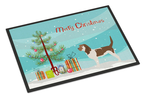 Grand Basset Griffon Vendeen Merry Christmas Tree Indoor or Outdoor Mat 24x36 BB2908JMAT by Caroline's Treasures