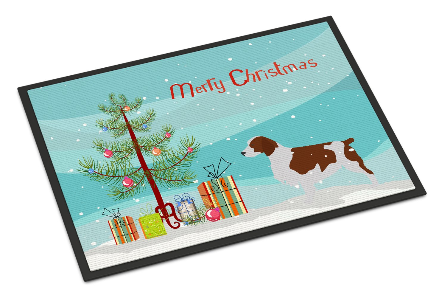 Welsh Springer Spaniel Christmas Indoor or Outdoor Mat 24x36 BB2918JMAT