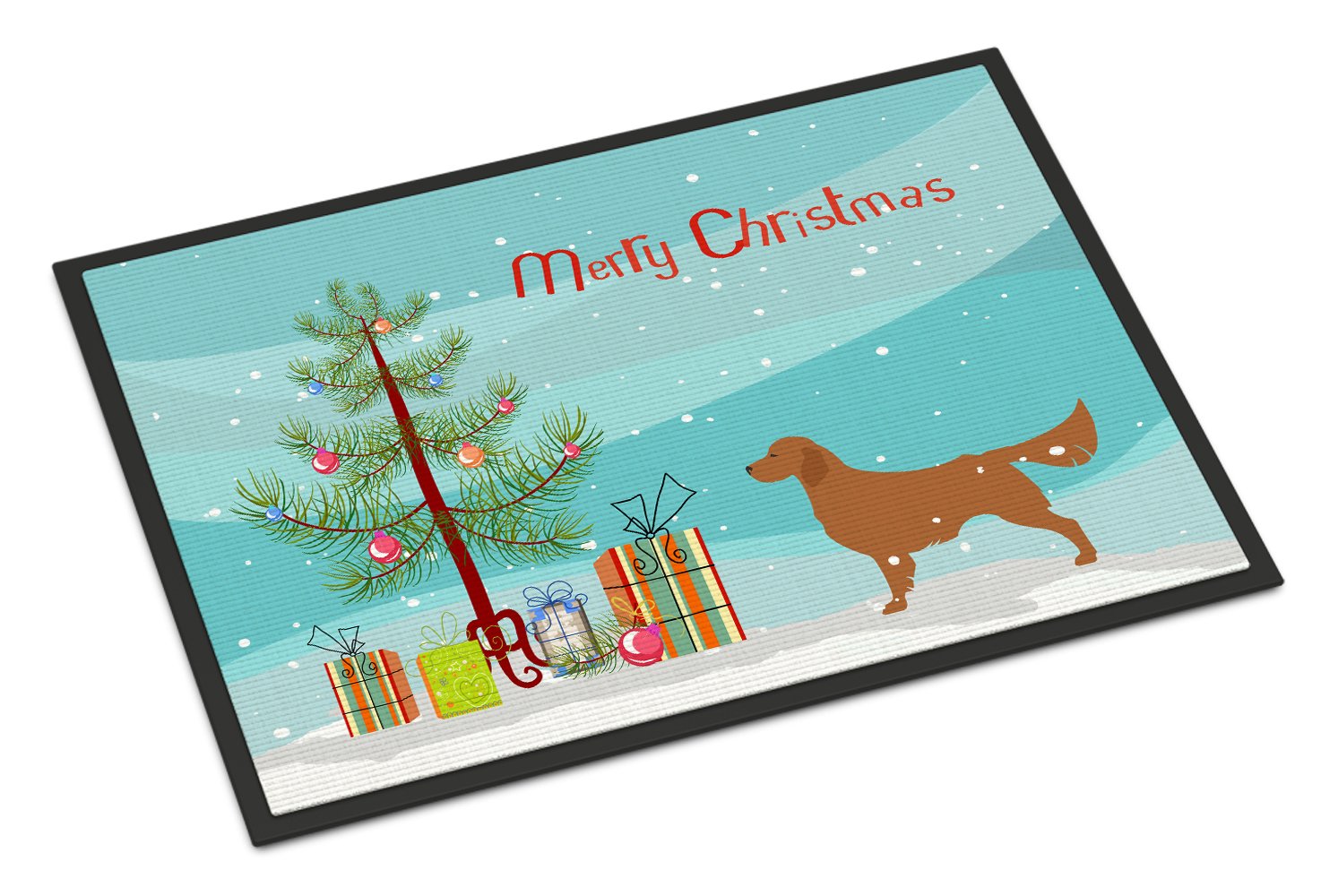 Golden Retriever Merry Christmas Tree Indoor or Outdoor Mat 24x36 BB2922JMAT