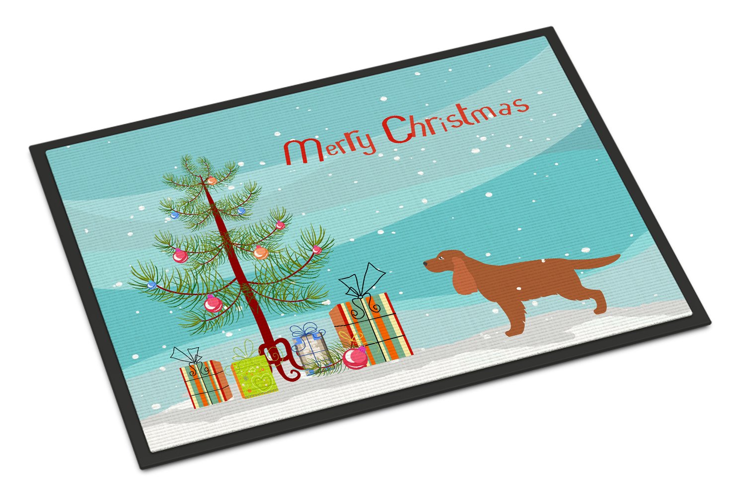 English Cocker Spaniel Christmas Indoor or Outdoor Mat 24x36 BB2930JMAT