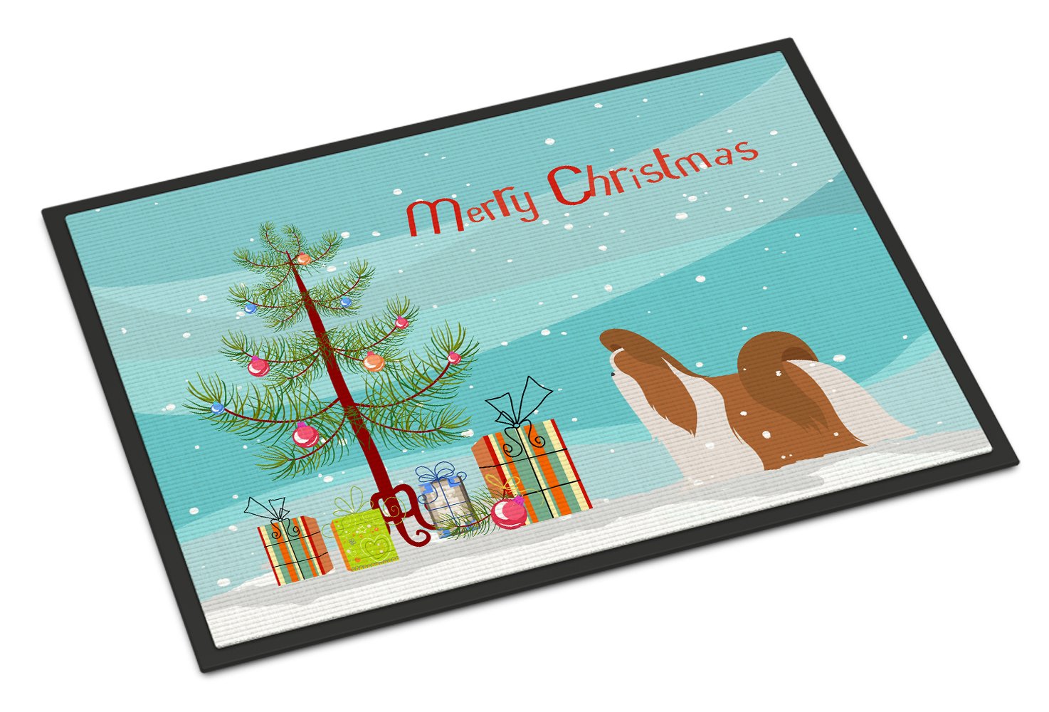 Shih Tzu Merry Christmas Tree Indoor or Outdoor Mat 24x36 BB2964JMAT