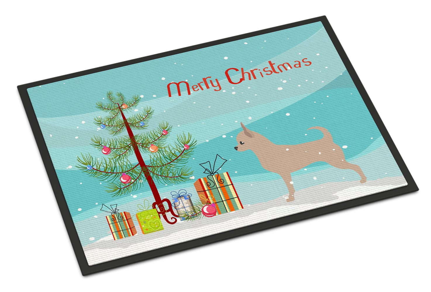 Chihuahua Merry Christmas Tree Indoor or Outdoor Mat 24x36 BB2968JMAT