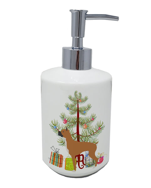 Buy this Boxer Merry Christmas Tree Ceramic Soap Dispenser