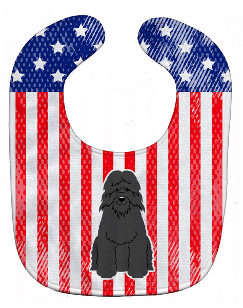 Patriotic USA Bouvier des Flandres Baby Bib BB3069BIB - the-store.com