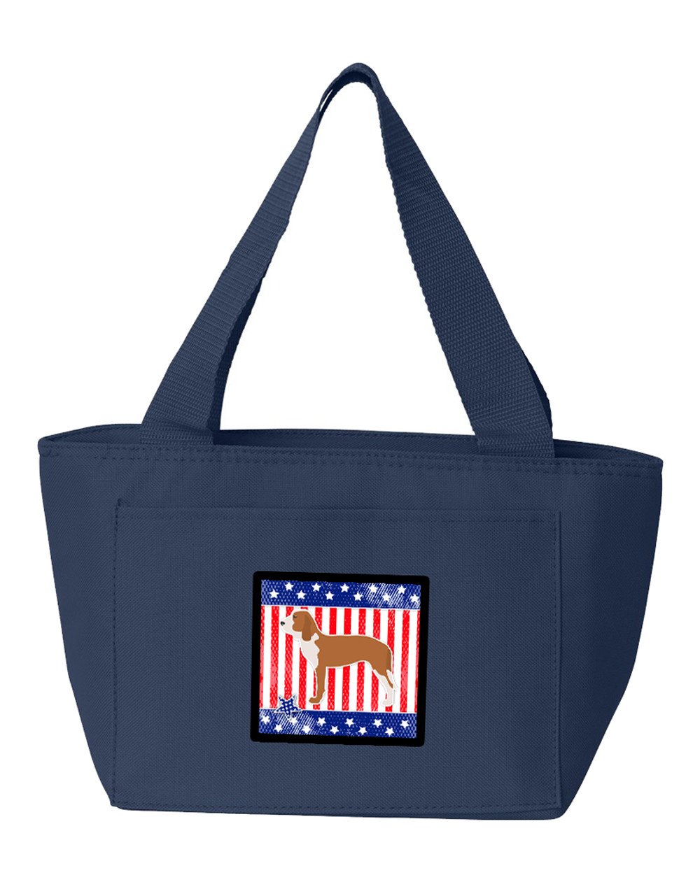 USA Patriotic Spanish Hound Lunch Bag BB3291NA-8808