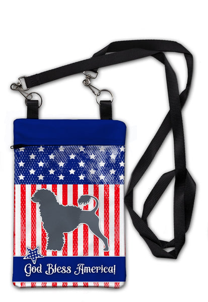 USA Patriotic Portuguese Water Dog Crossbody Bag Purse BB3368OBDY by Caroline's Treasures