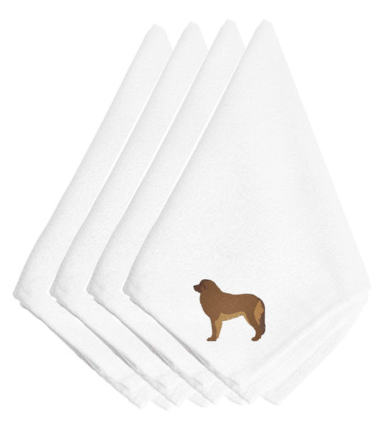 Leonberger Embroidered Napkins Set of 4 BB3458NPKE by Caroline's Treasures