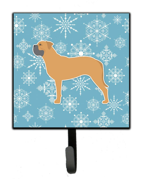 Winter Snowflake Bullmastiff Leash or Key Holder BB3571SH4 by Caroline's Treasures