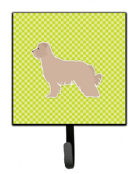 Pyrenean Shepherd Checkerboard Green Leash or Key Holder BB3818SH4 by Caroline's Treasures