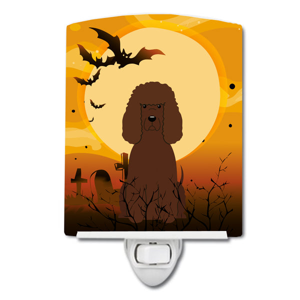 Halloween Irish Water Spaniel Ceramic Night Light BB4329CNL - the-store.com