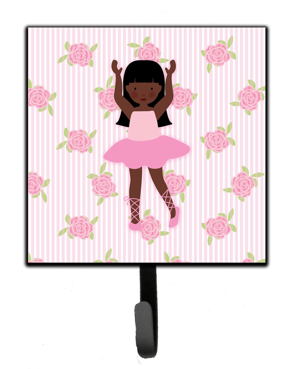 Ballerina African American Long Hair Leash or Key Holder BB5180SH4