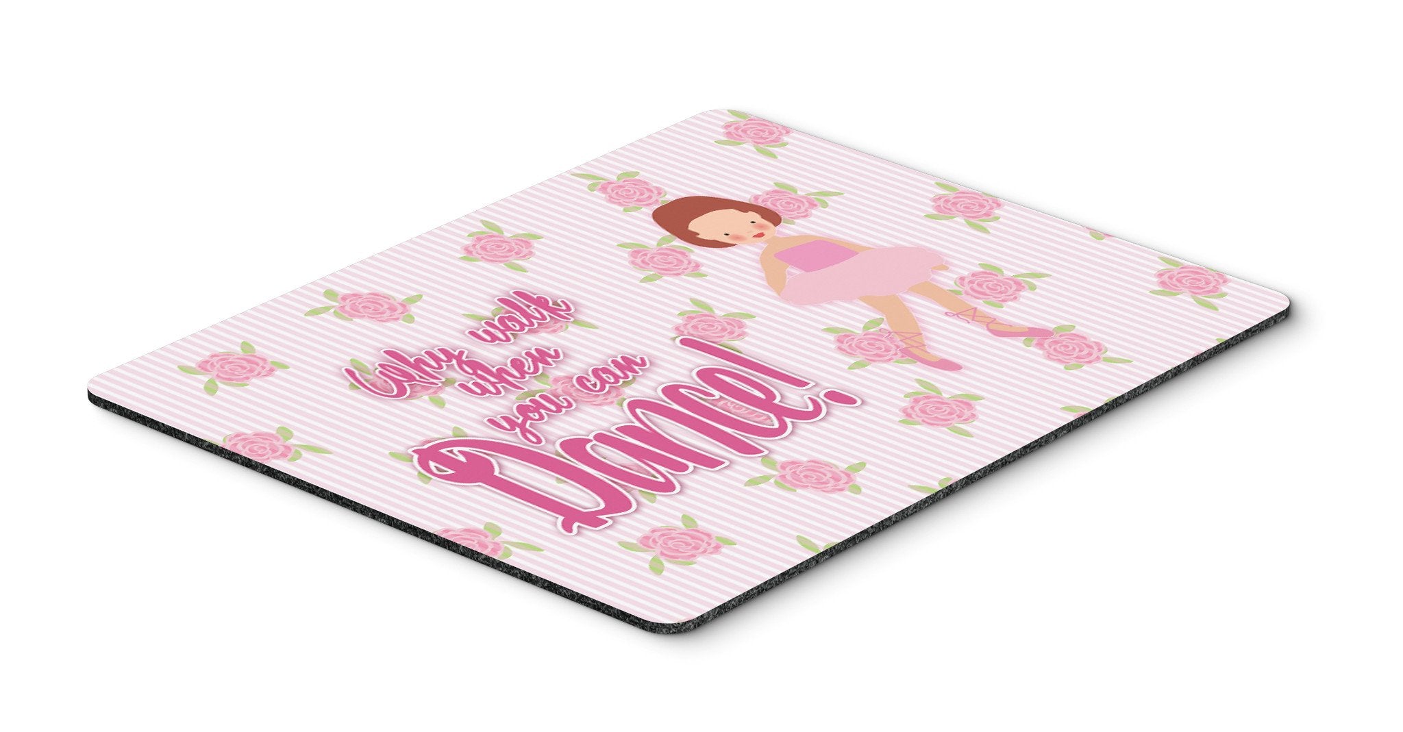 Ballet Red Short Hair Mouse Pad, Hot Pad or Trivet BB5383MP