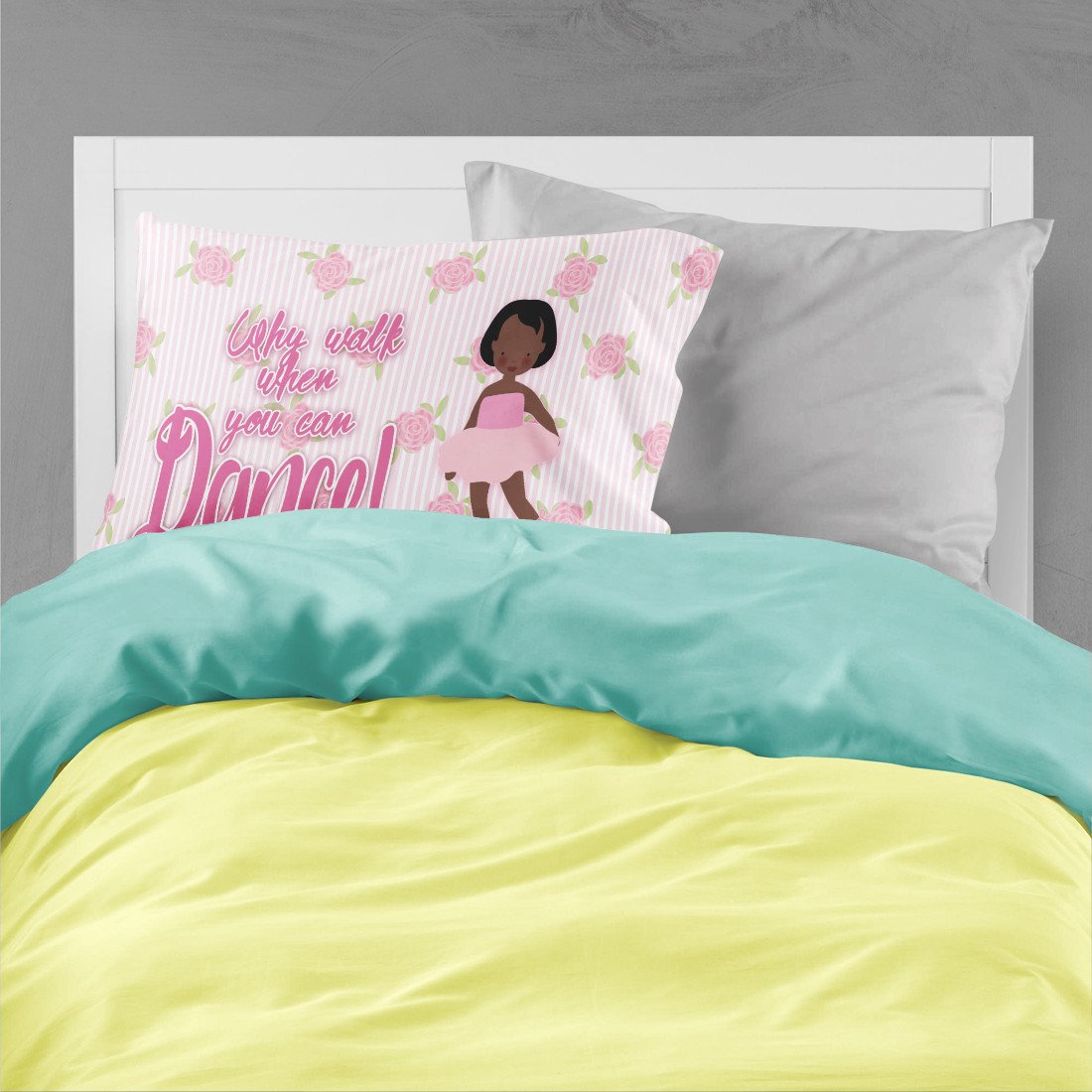 Ballet African American Short Hair Fabric Standard Pillowcase BB5384PILLOWCASE