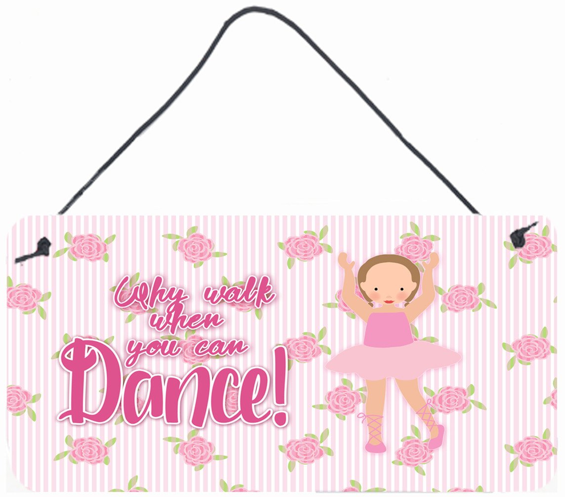 Ballet Brown Short Hair Wall or Door Hanging Prints BB5385DS812