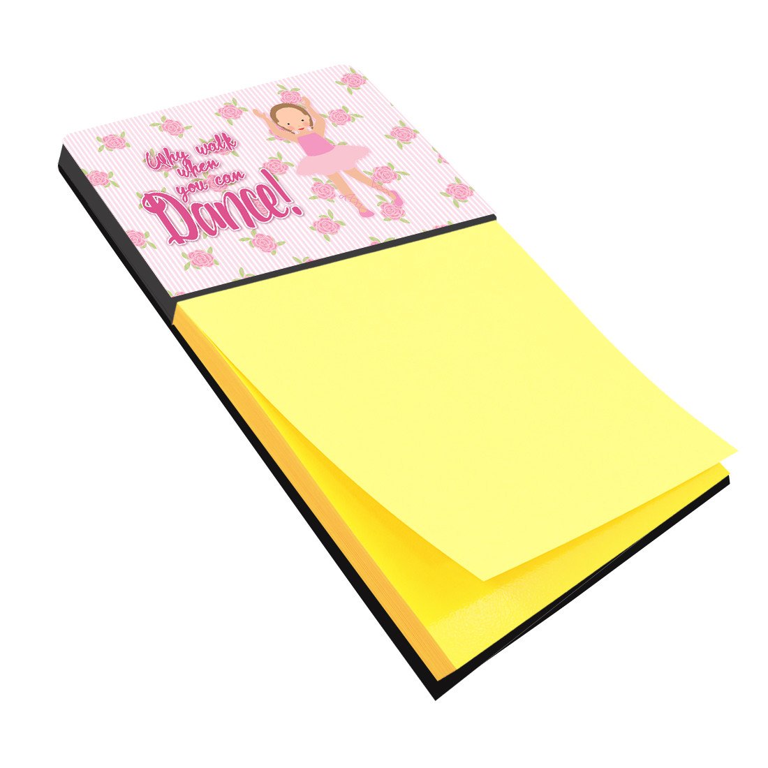 Ballet Brown Short Hair Sticky Note Holder BB5385SN