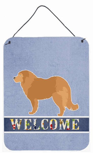 Caucasian Shepherd Dog Welcome Wall or Door Hanging Prints BB5529DS1216 by Caroline's Treasures