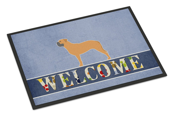 Bullmastiff Welcome Indoor or Outdoor Mat 24x36 BB5575JMAT by Caroline's Treasures