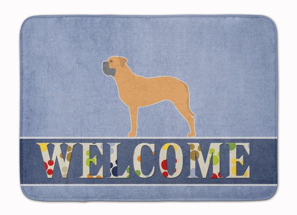 Bullmastiff Welcome Machine Washable Memory Foam Mat BB5575RUG - the-store.com