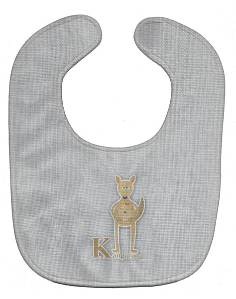 Alphabet K for Kangaroo Baby Bib BB5736BIB - the-store.com