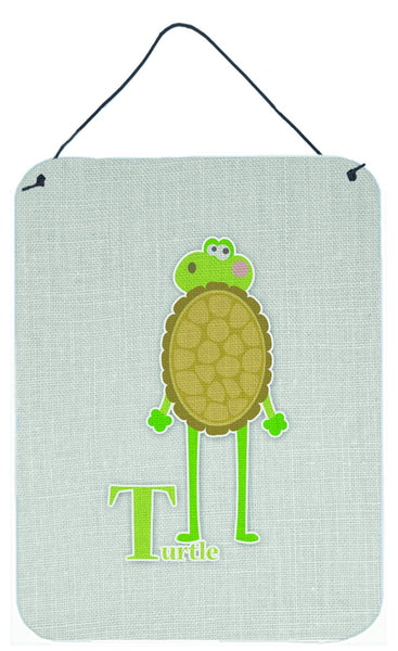 Alphabet T for Turtle Wall or Door Hanging Prints BB5745DS1216 by Caroline's Treasures