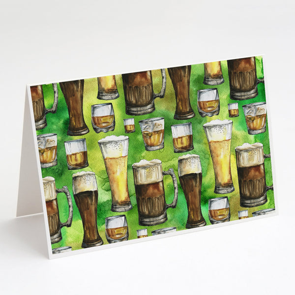 Buy this Irish Beers Greeting Cards and Envelopes Pack of 8