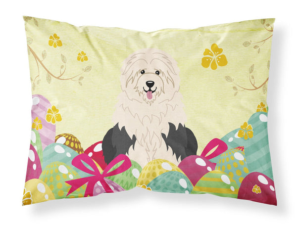 Easter Eggs Old English Sheepdog Fabric Standard Pillowcase BB6096PILLOWCASE by Caroline's Treasures