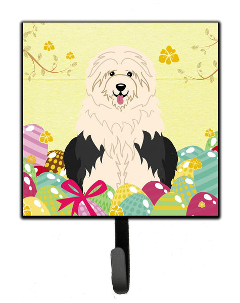 Easter Eggs Old English Sheepdog Leash or Key Holder BB6096SH4 by Caroline's Treasures