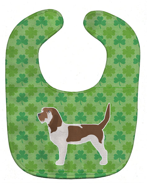 Grand Basset Griffon Vendeen Shamrocks  Baby Bib BB6395BIB - the-store.com