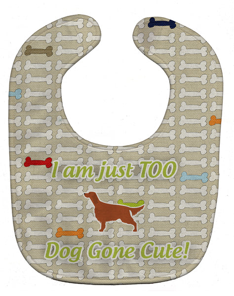 Irish Setter Dog Gone Cute Baby Bib BB6498BIB - the-store.com