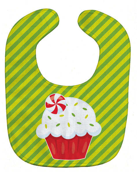 Christmas Pepermint Cupcake Baby Bib BB6819BIB - the-store.com