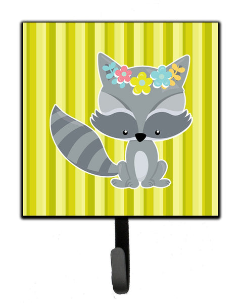 Raccoon with Flowers Leash or Key Holder BB7095SH4 by Caroline's Treasures