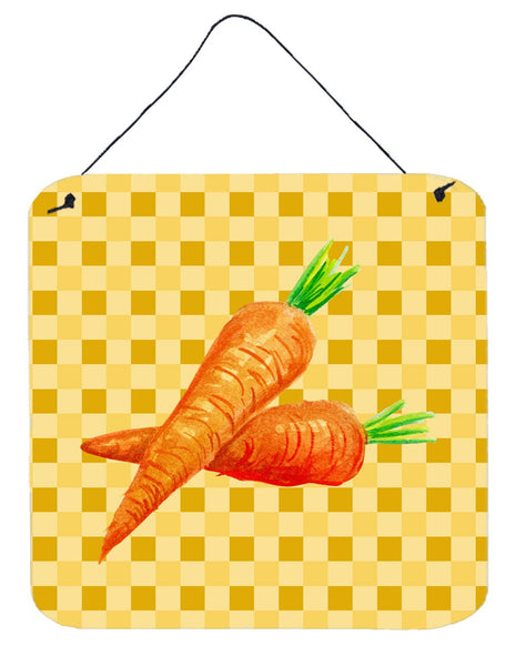 Carrots on Basketweave Wall or Door Hanging Prints BB7189DS66 by Caroline's Treasures