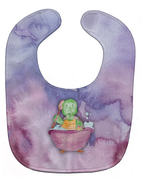 Turtle Bathing Watercolor Baby Bib BB7344BIB - the-store.com